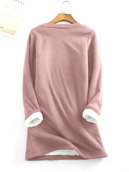 Women's Pajama Top and Pant Letter Warm Comfort Soft Home Daily Bed Fleece Warm Breathable Crew Neck Long Sleeve Pullover Pant Elastic Waist Fall Winter Pink Blue